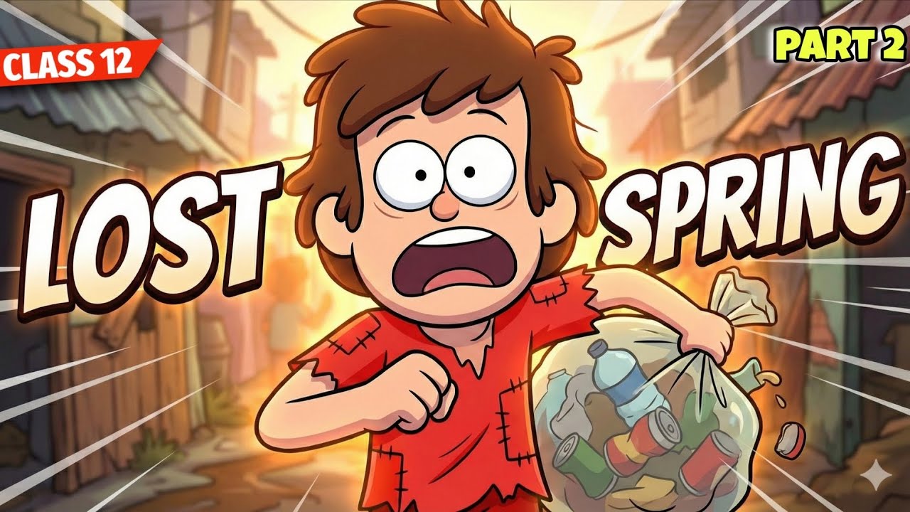 Lost Spring class 12 Animated | Lost Spring Class 12 Full Chapter in Hindi One Shot CBSE 2025 NCERT