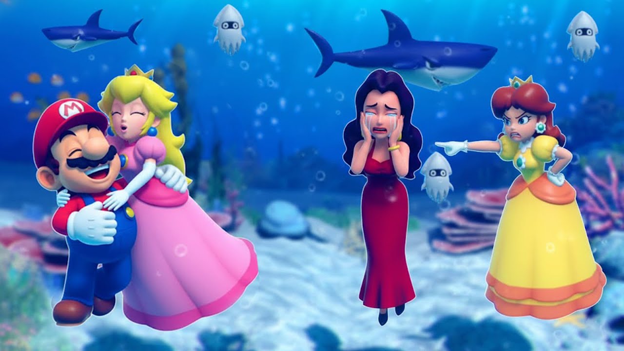 Super Mario Party Jamboree Minigames - Mario VS Peach VS Daisy VS Pauline (Hardest Difficulty)