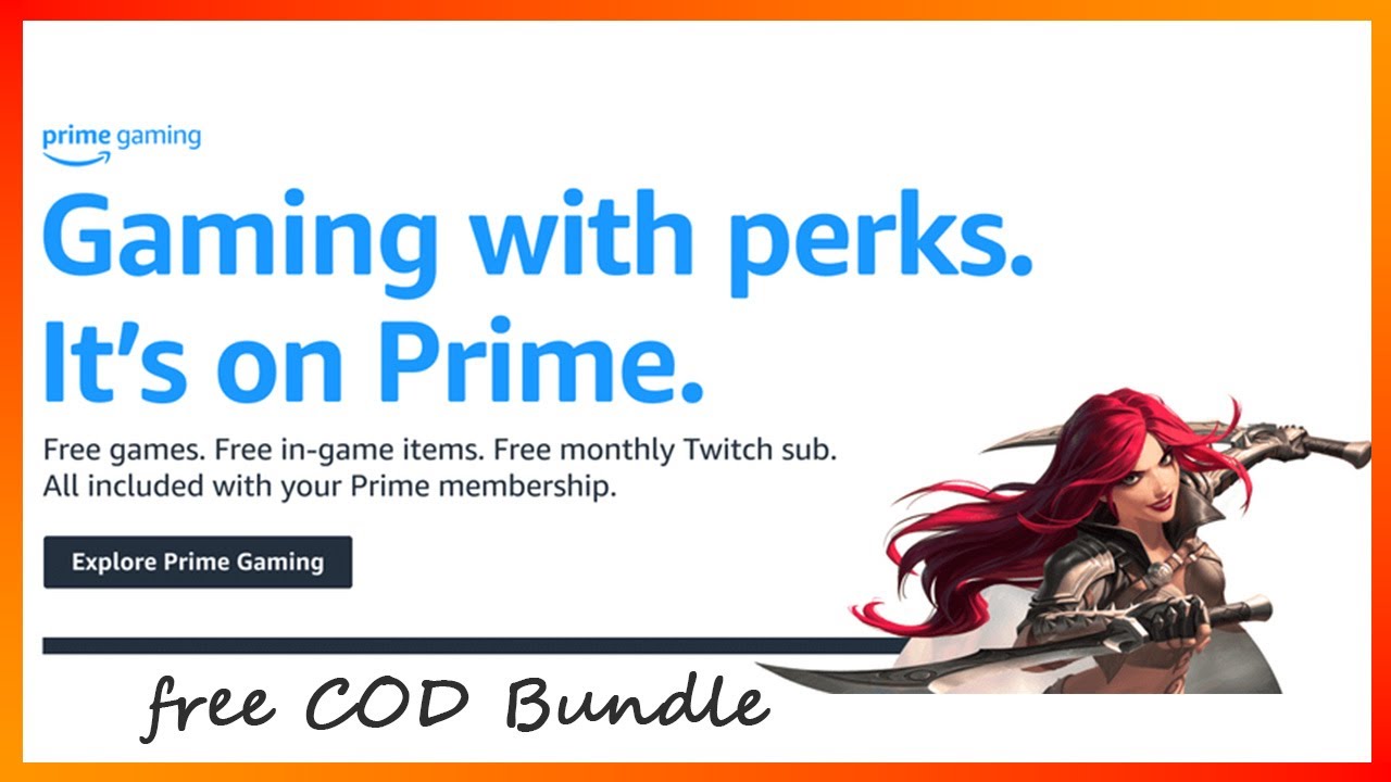 FREE COD WSOW SOLO YOLO Bundle with Amazon Prime Gaming