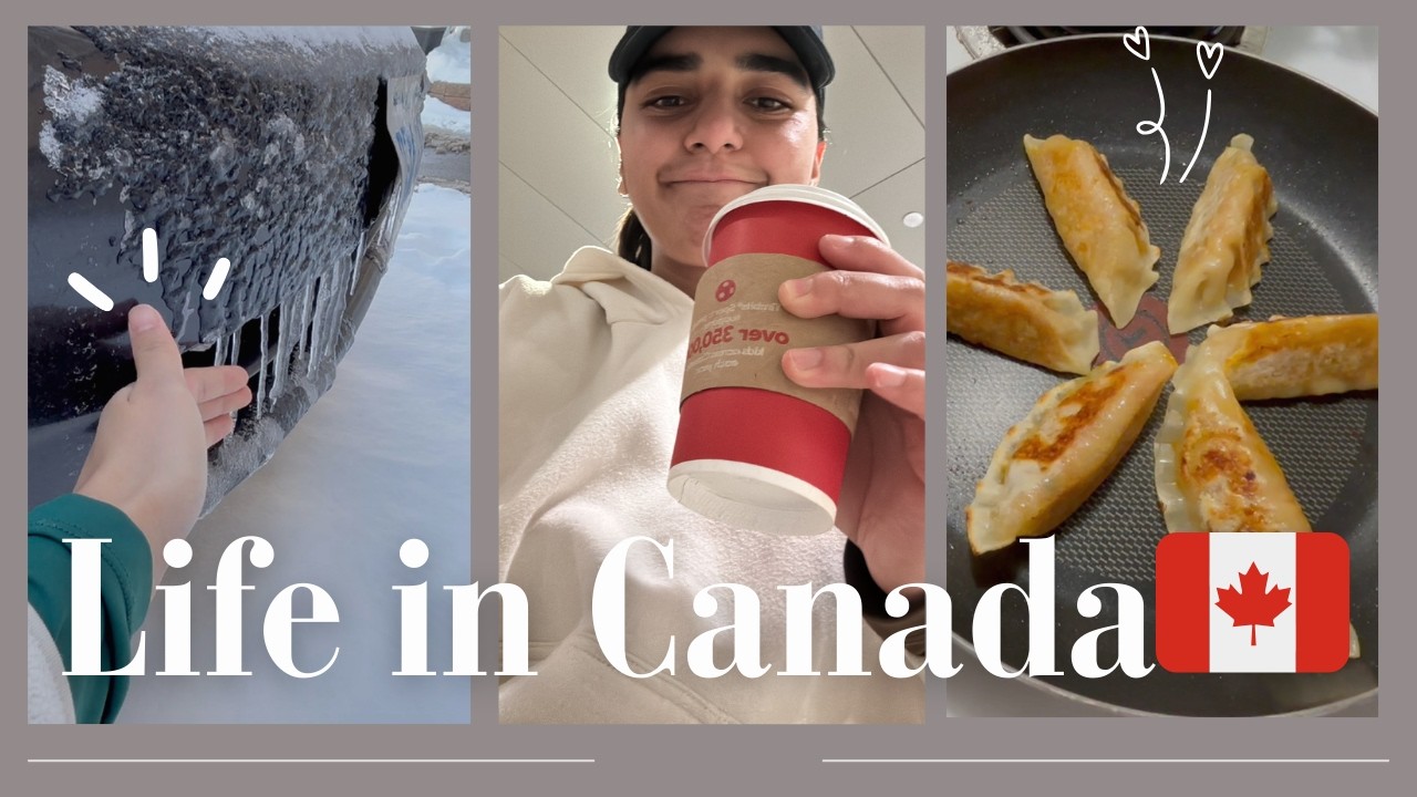 Cooking Korean Mandu & a Lazy Day in Canada