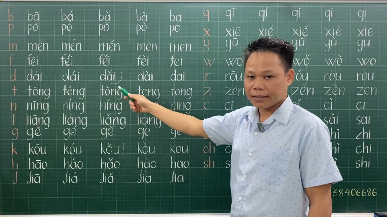 Học Phiên Âm Tiếng Trung - Tập Ghép Vần - Học Tiếng Trung Cho Người Mới Bắt Đầu