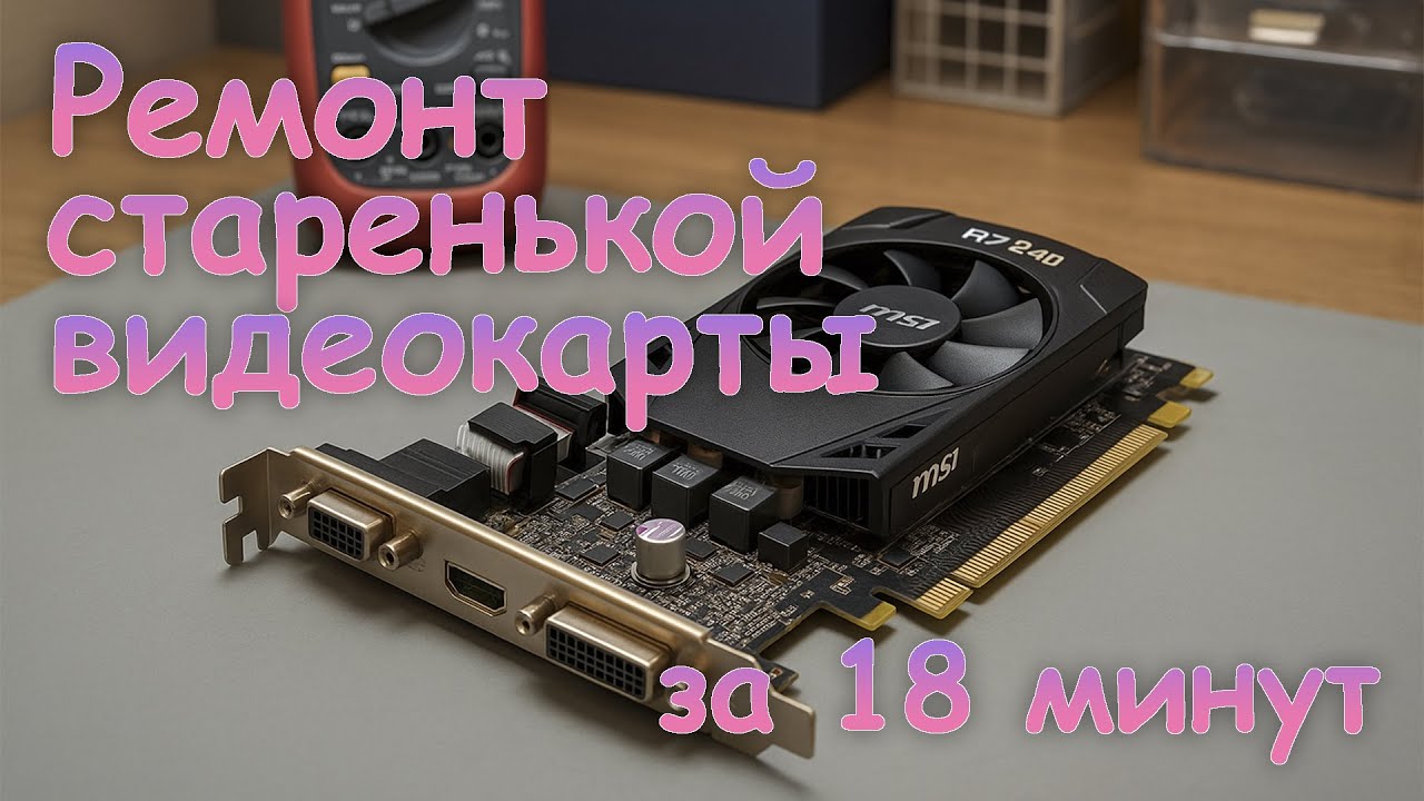 Ремонт видеокарты за 18 минут