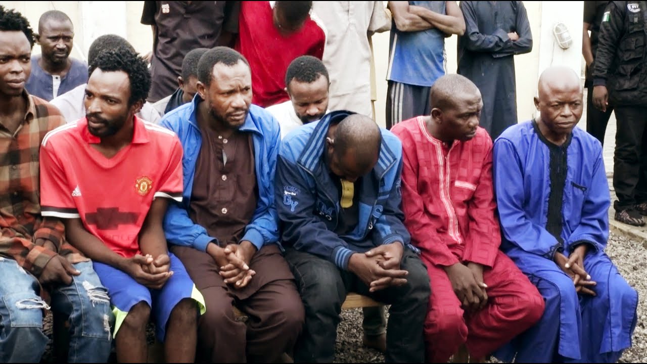 Nigeria Police Parade Violent Criminal Suspects In Abuja - Watch The Full Video