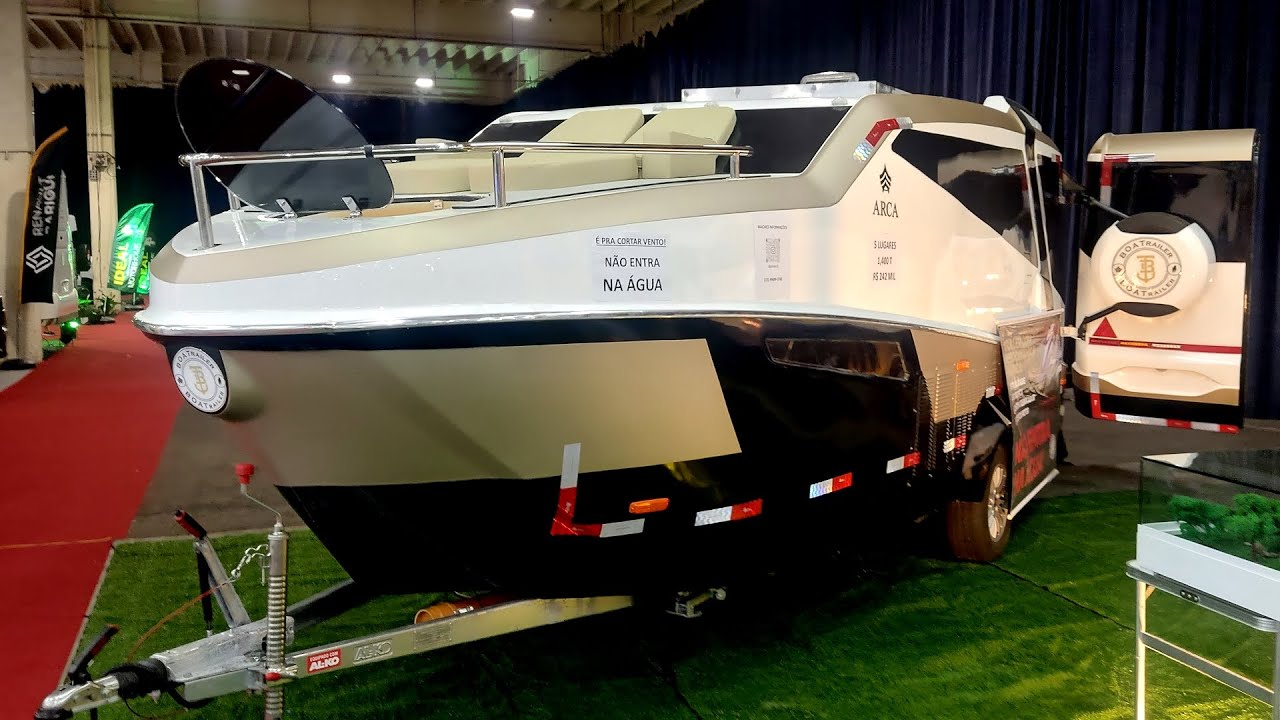 BOA TRAILER, MODELO ARCA, EXPOMOTORHOME, 2023. #trailerdeviagem #expomotorhome #casassobrerodas #rv