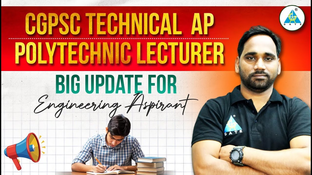 Update on CGPSC Polytechnic Lecturer and Assistant Professor🔥🔥