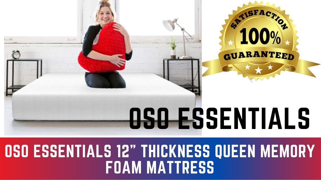 OSO Essentials 12 Thickness Queen Memory Foam Mattress Review.