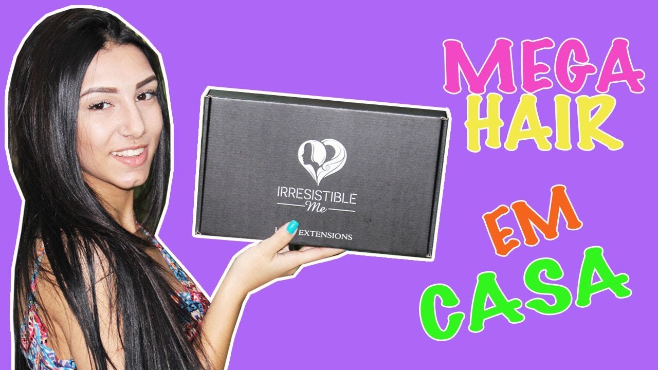 Mega Hair de Fita Adesiva - COLOQUEI EM CASA