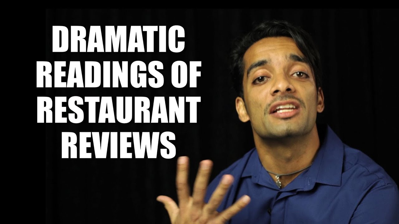 Dramatic Readings of Restaurant Reviews #3 - Andre