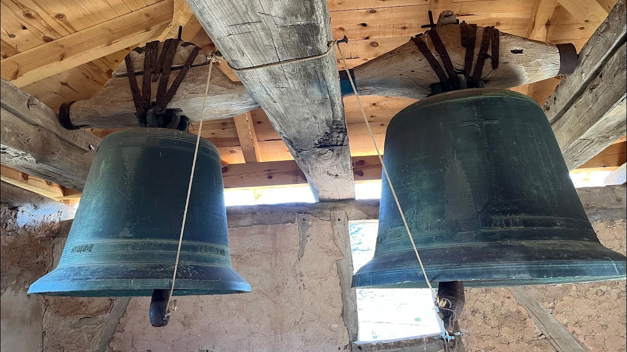 Sonido de las campanas de San Pedro de la Hoz, Burgos.