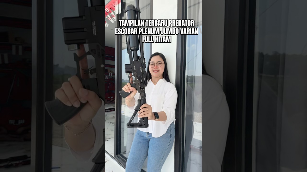 PCP PREDATOR ESCOBAR AIRRIFLE PLENUM JUMBO FULL BLACK GAHARR POLL😎