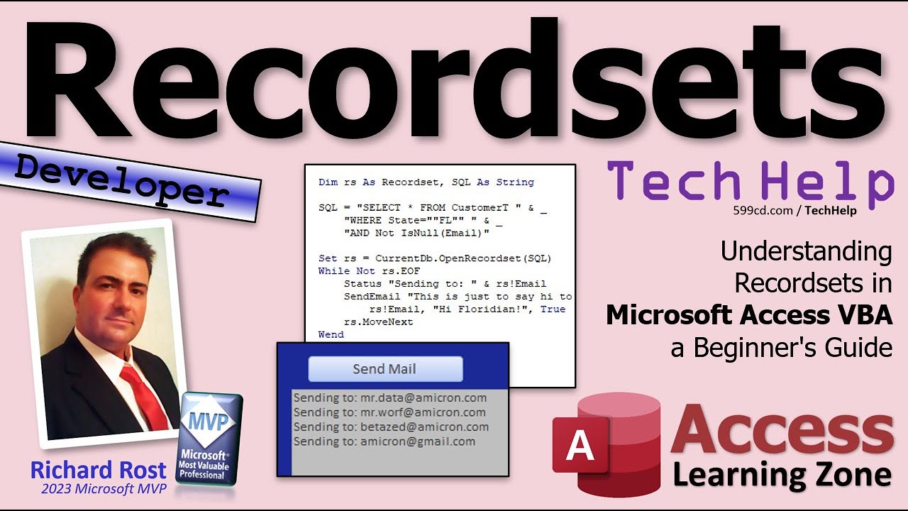 Understanding Recordsets in Microsoft Access VBA - a Beginner's Guide