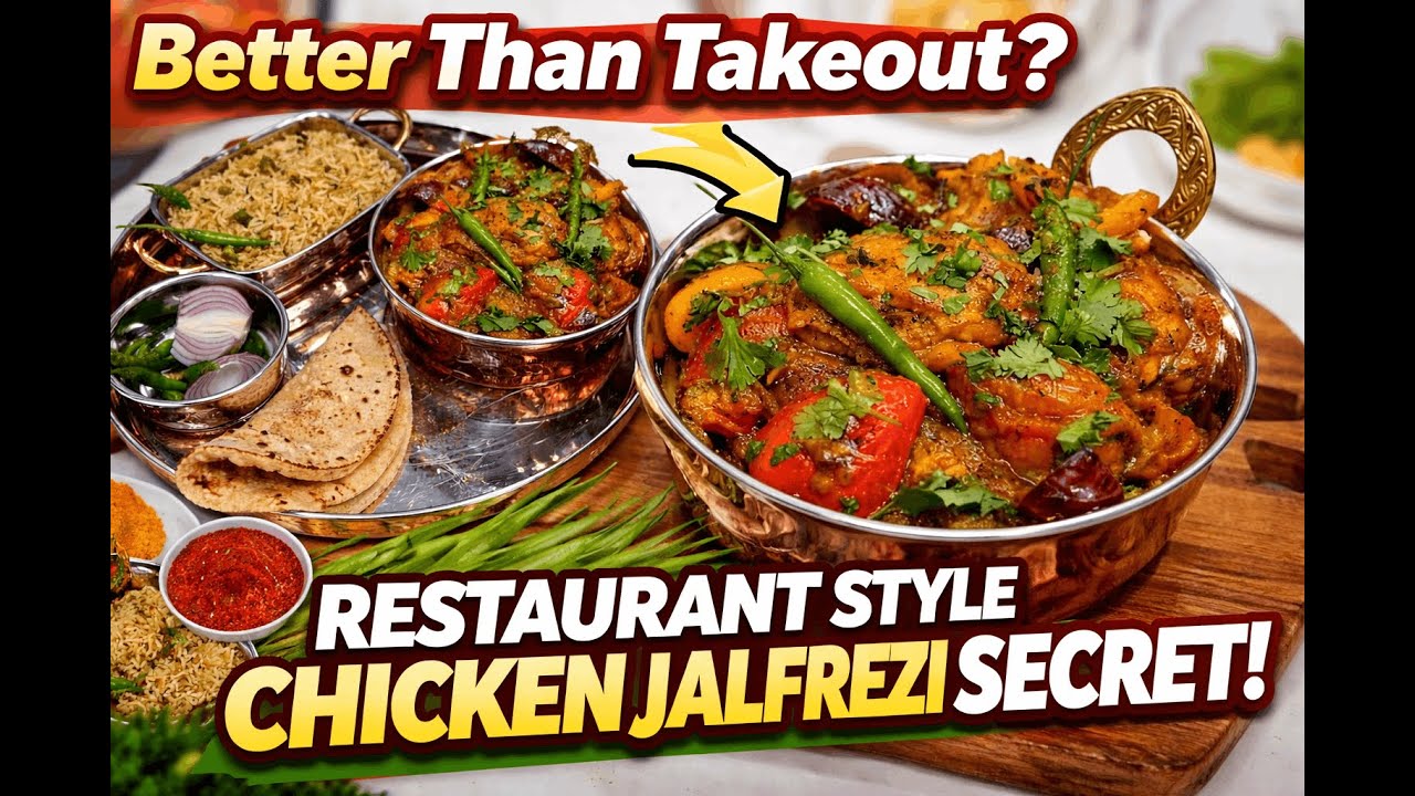 Better Than Takeout? Restaurant Style Chicken Jalfrezi Secret!