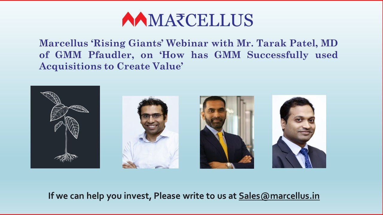 RGP Webinar with MD of GMM Pfaudler, on ‘How has GMM successfully used Acquisitions to create value’