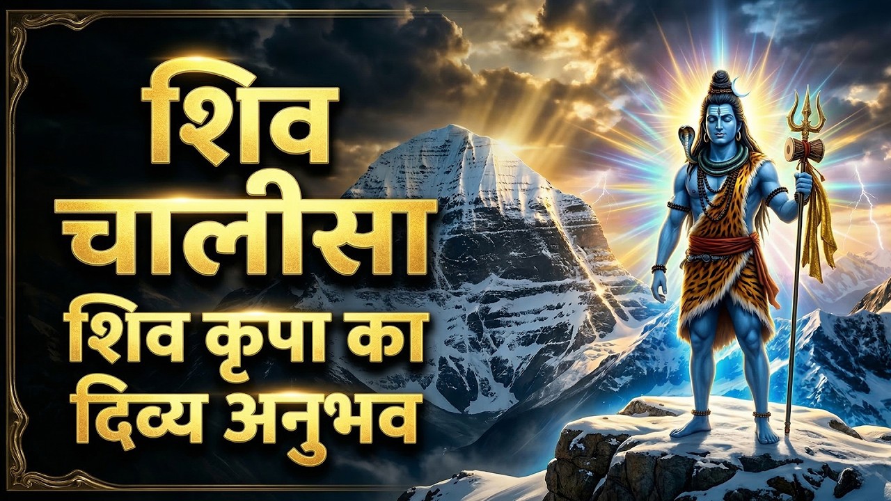 आज सुनें शिव चालीसा | महादेव की कृपा से हर संकट दूर 🔱 @AdvitayaBhakti #shiv #mahadev #shivchalisa