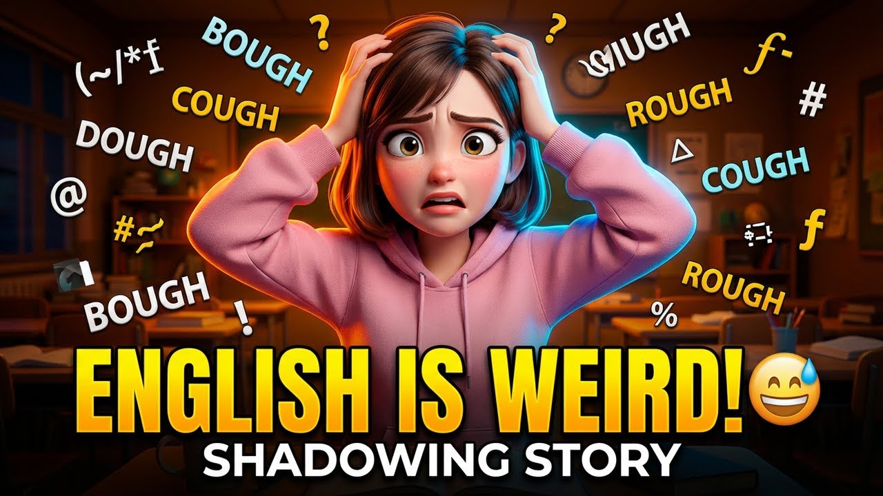 Why English Is So Weird 😅 | Shadowing English Story (A1–A2)