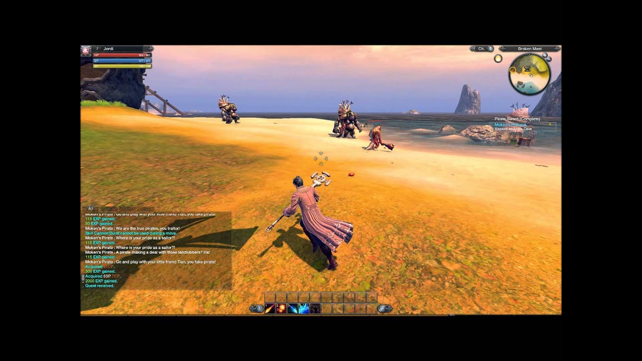 Raiderz closed beta gameplay
