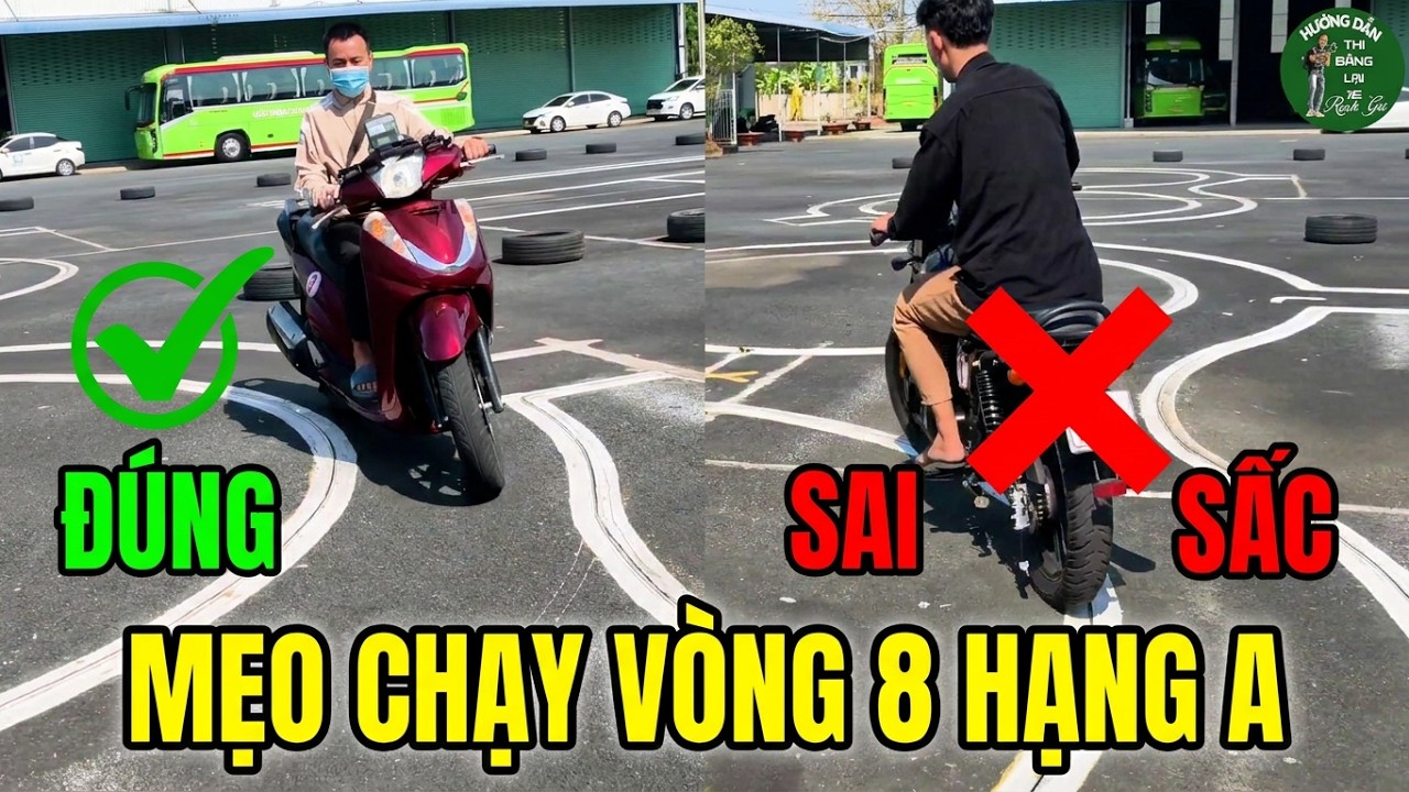 Luyện thi thực hành lái xe 2 bánh phân khối lớn hạng A tay ga ngày đầu làm quen xe| Rạch Giá | 2026