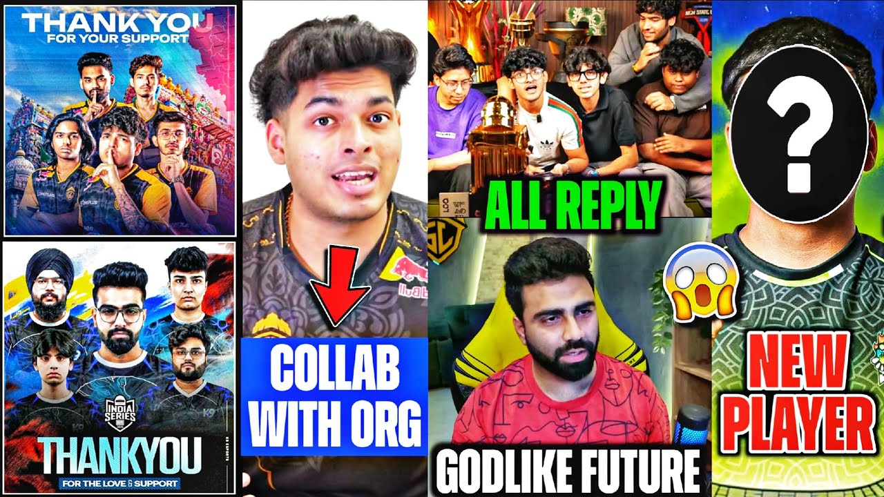 GodL THANKYOU Post🤯 Jonathan X **** ORG COLLAB🚨S8uL New PLAYER🚀Goblin Nakul on MISTAKES🥺 Aurum Reply