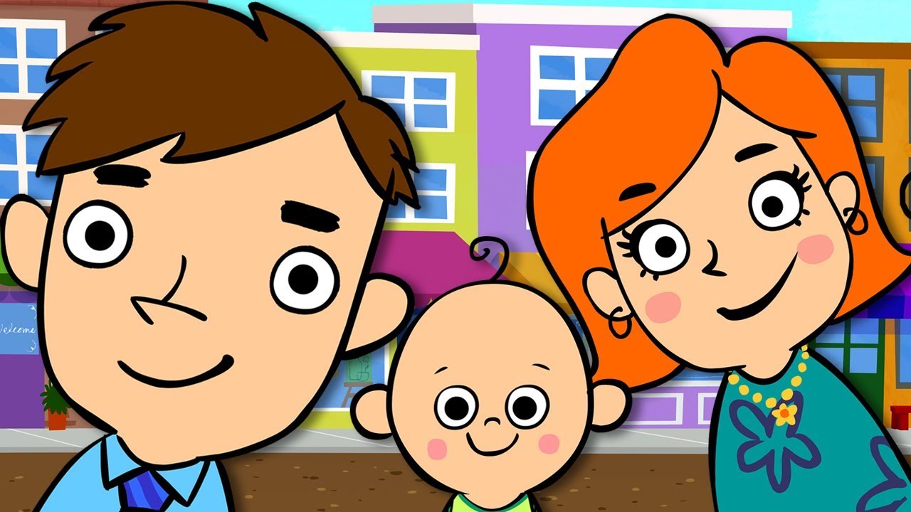 🖐️The Daddy Mommy Song | Mother Goose Club Kids Songs and Baby Songs