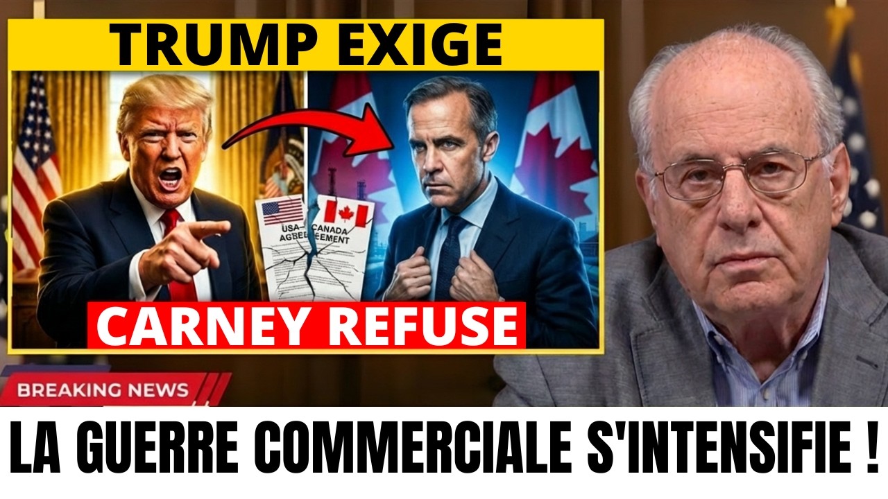 Trump CHOQUE le Canada avec un nouvel ultimatum commercial — La réponse sans filtre de Carney