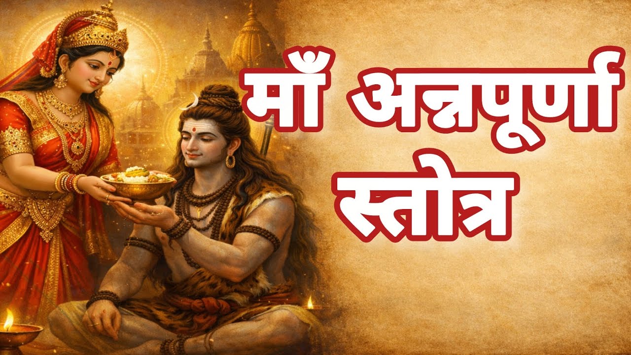  माँ अन्नपूर्णा स्तोत्रम् सम्पूर्ण पाठ | Annapurna Stotram Full |  Mata Annapurna stotram |