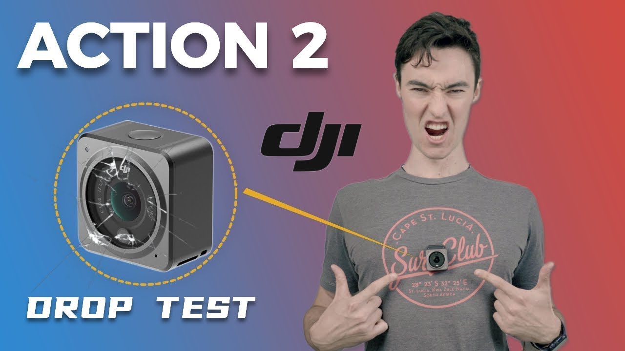 DJI Action 2 Magnetic Camera DROP TEST!!! Full Unbox and Review
