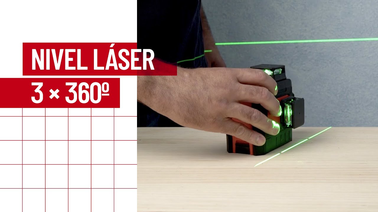 Nivel láser 3 x 360º de Bellota Herramientas