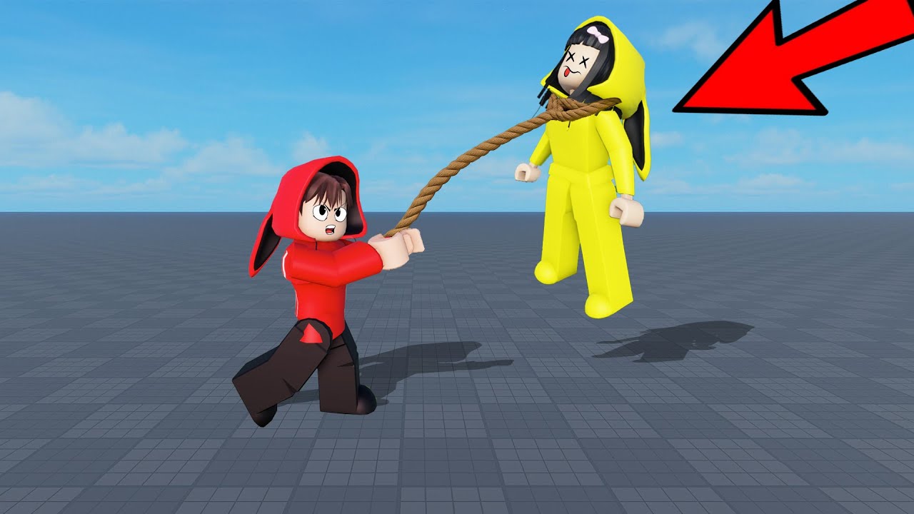 Yuta, Mio Dan Baby Celine Main Tarik Orang Pake Tali || ROBLOX