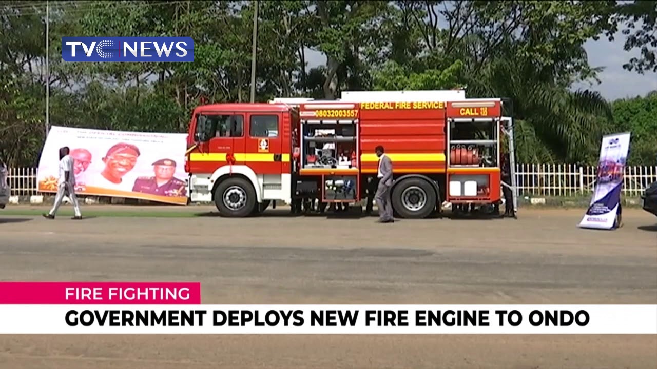 Federal Government Deploys New Fire Engine To Ondo