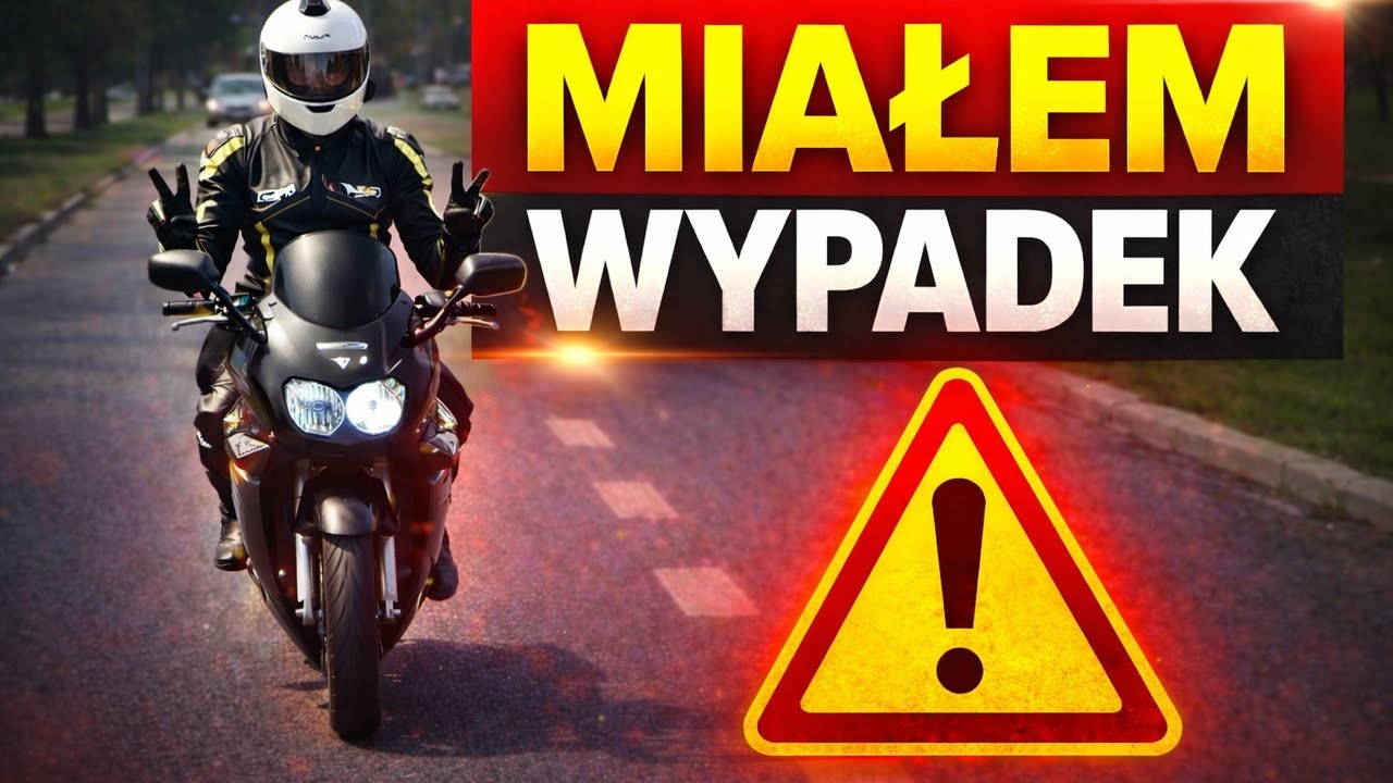 To był zły dzień na jazdę motocyklem miałem wypadek