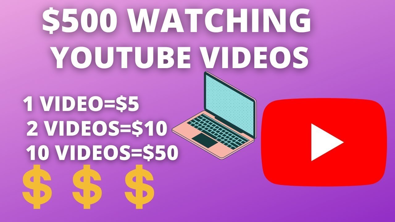 Earn $50 By Watching Videos Per HOUR (Make Money Online 2021)