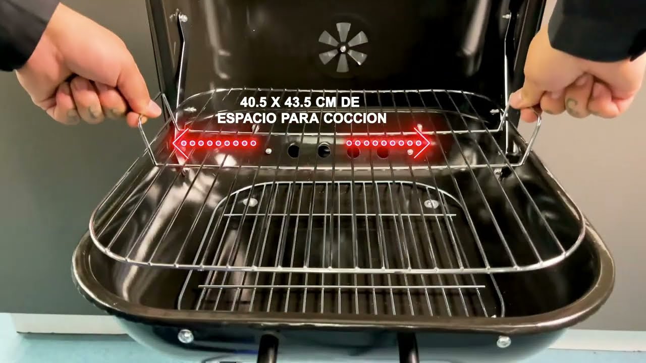 NOVANGUA Asador Carbón Portátil Móvil 18'' /tapa+rueda,parrilla Grill BBQ Grill Selling