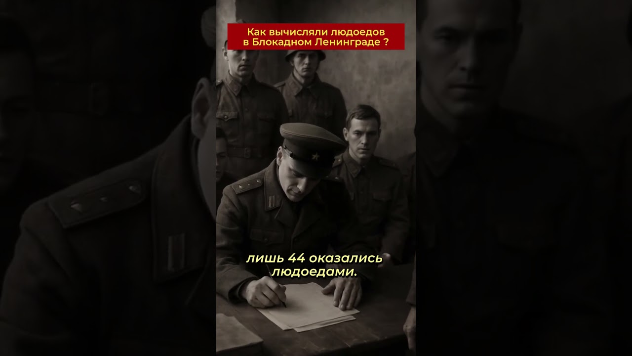 Как вычисляли людоедов в Блокадном Ленинграде &mdash; страшные факты из архивов #shorts #история #блокада