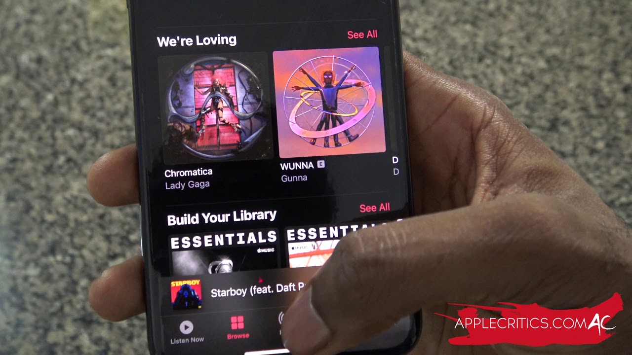 REDESIGNED Apple Music App On iOS 14