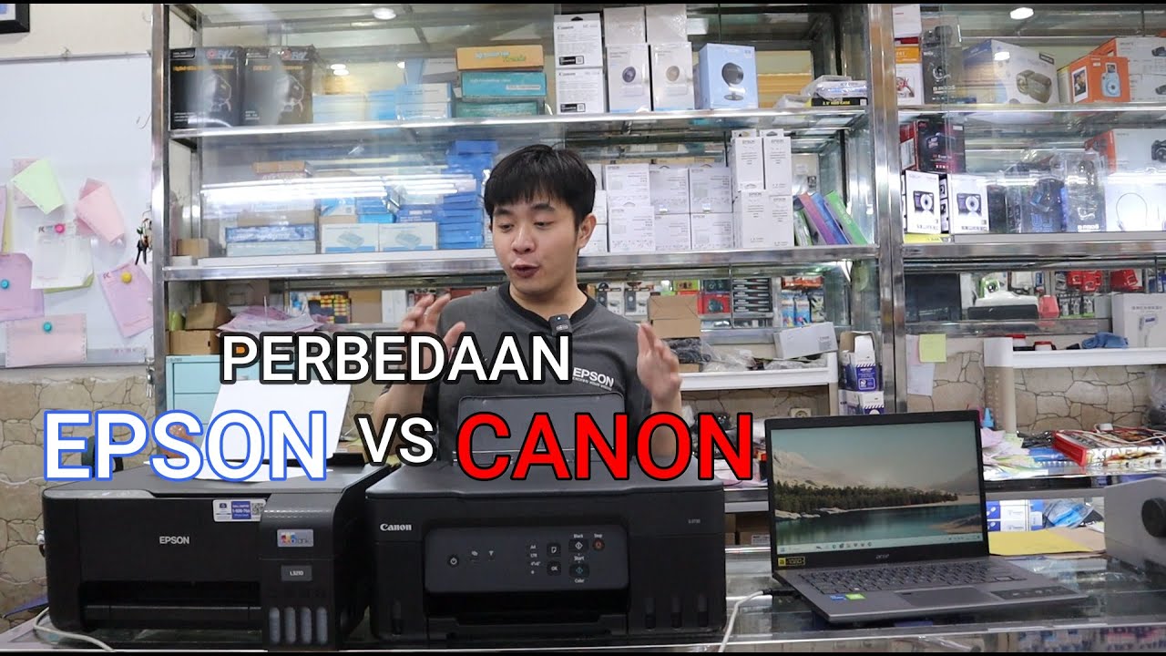PERBEDAAN PRINTER EPSON DAN PRINTER CANON | PERBEDAAN HASIL CETAK EPSON L3210 DAN CANON G3730