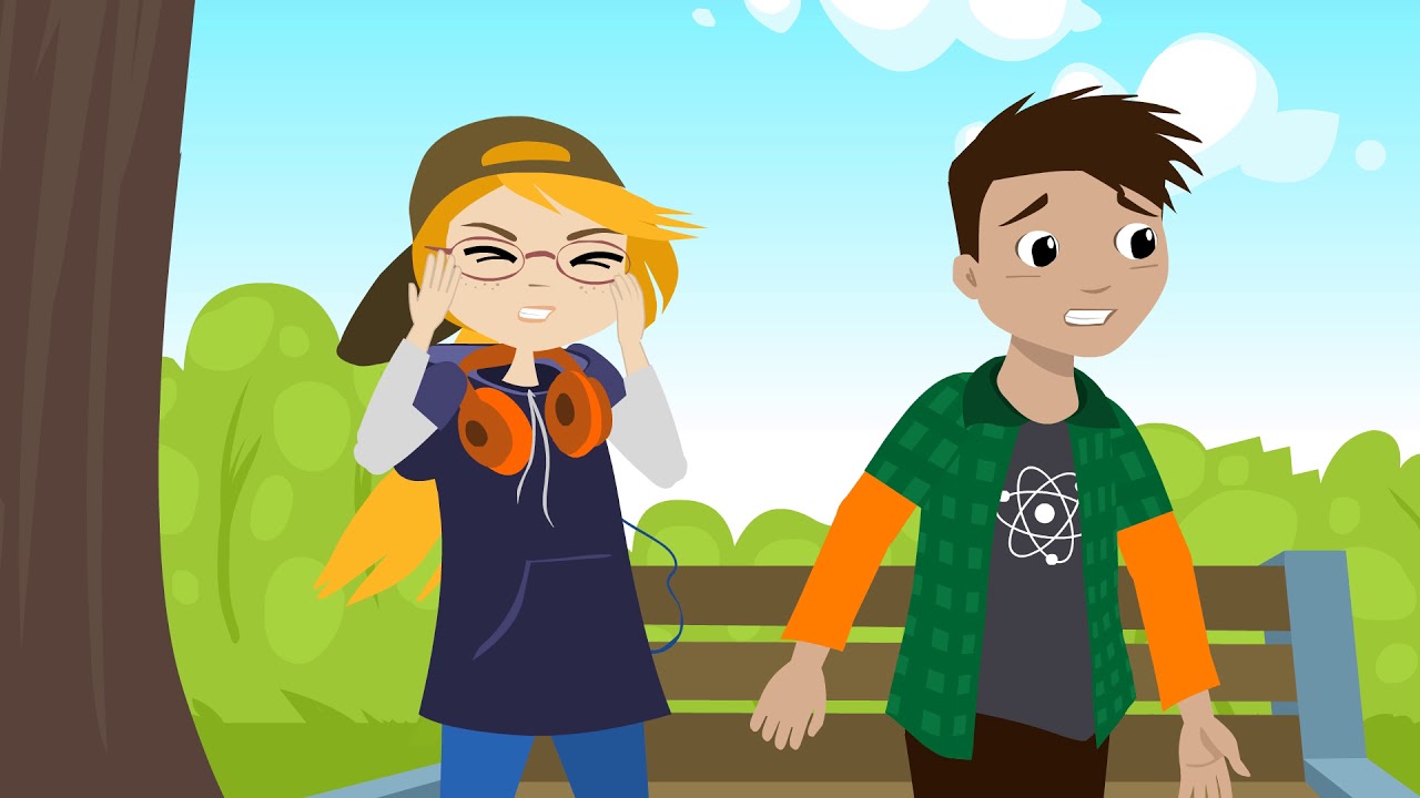 I hate getting wet! Grammar animation