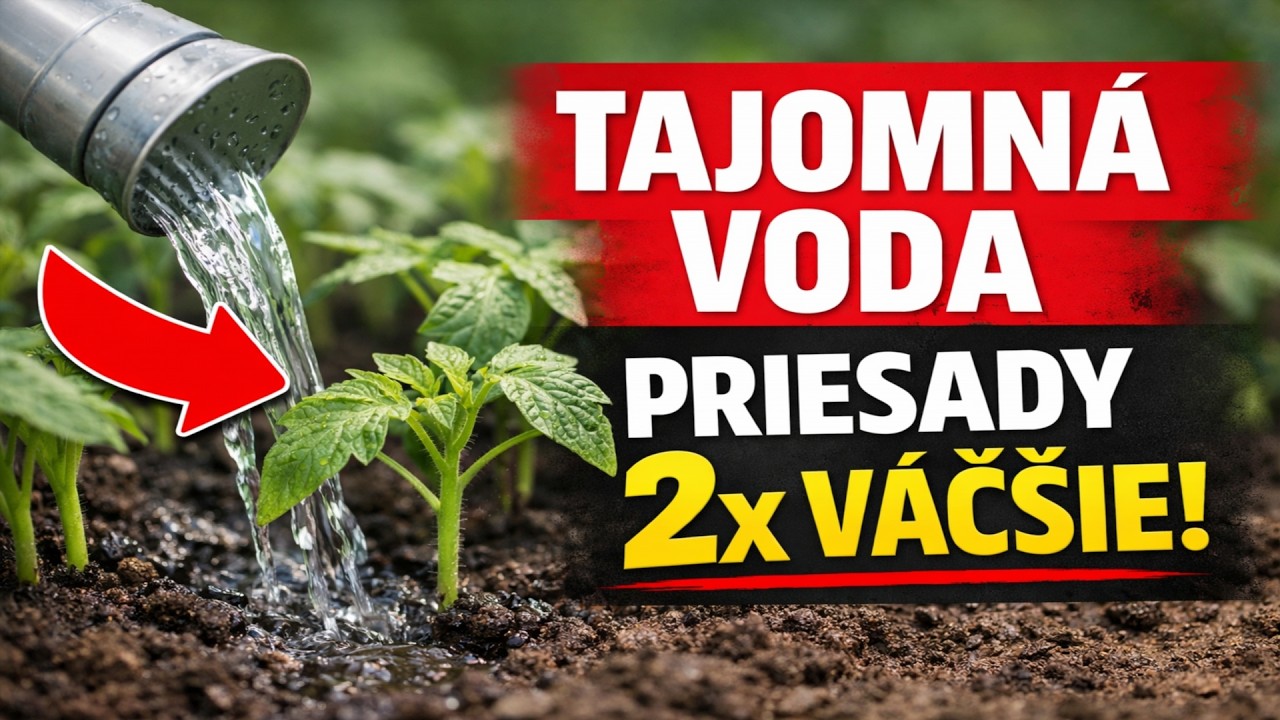 Priesady 2x HRUBŠIE za 7 dní! Polievam ich len TÝMTO a choroby nemajú šancu. Tajomstvo je vo vode!