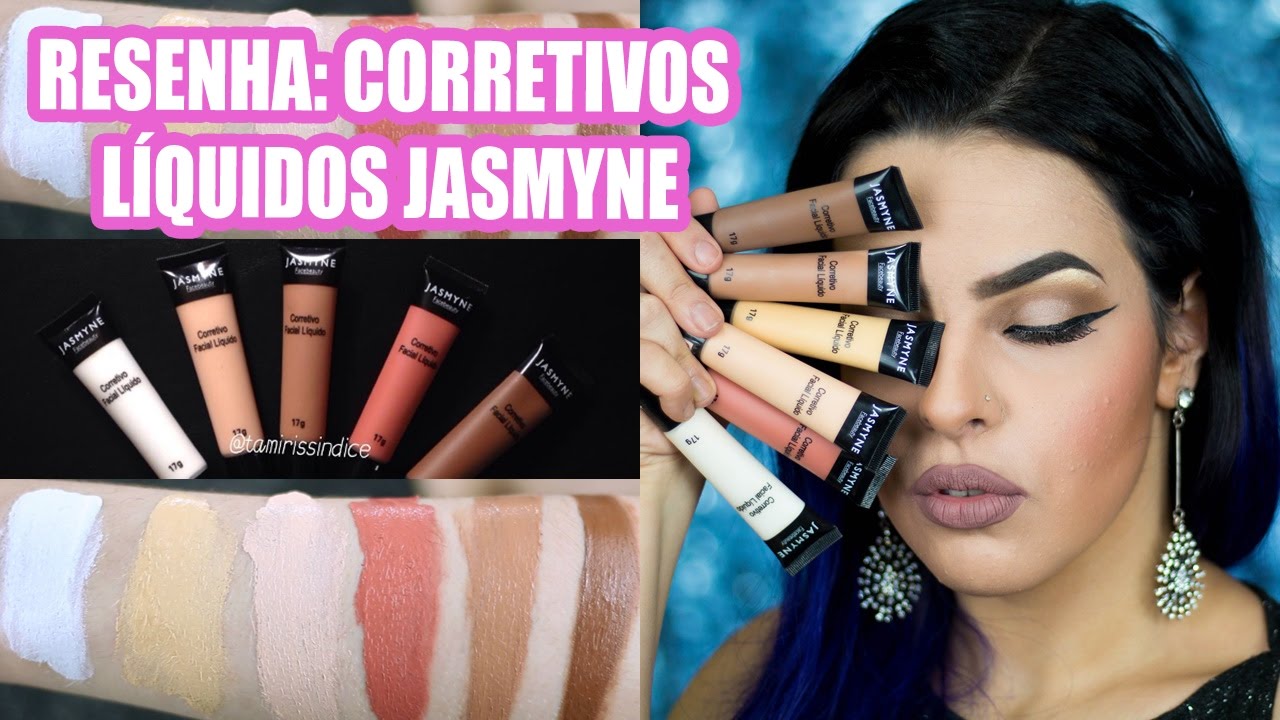 RESENHA: Corretivos Líquidos Jasmyne - Tamiris Sindice