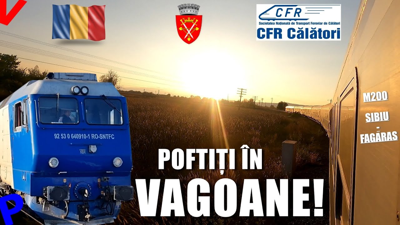 Sibiu-Fagaras | Calatorie spre centrul Romaniei cu trenul de Bucuresti