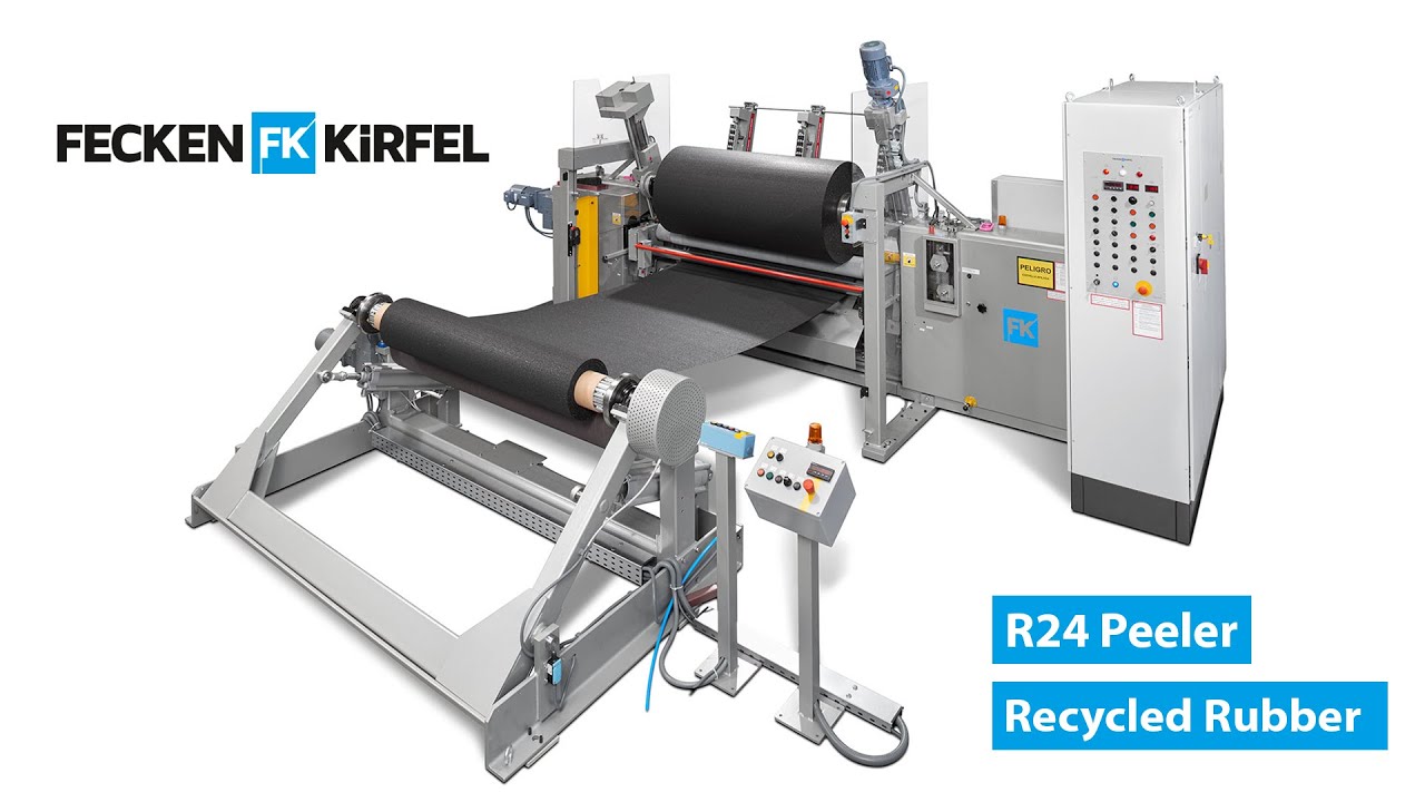 The Fecken-Kirfel R24 Peeler for recycled rubber