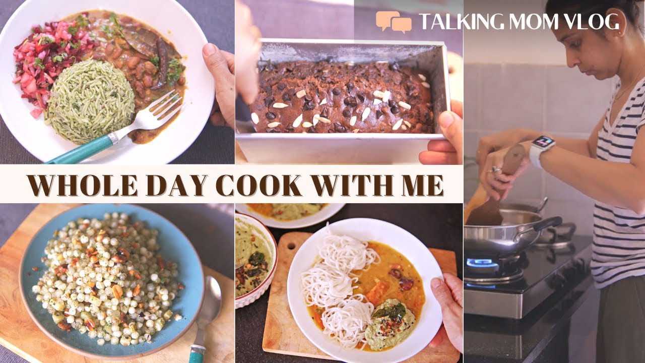 Day in a Life of Indian Homemaker | Quick Vegetarian Recipes | Healthy Meal Ideas for entire day