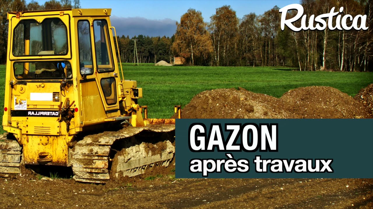 Comment regarnir un gazon apr&egrave;s le passage des engins de chantier ?