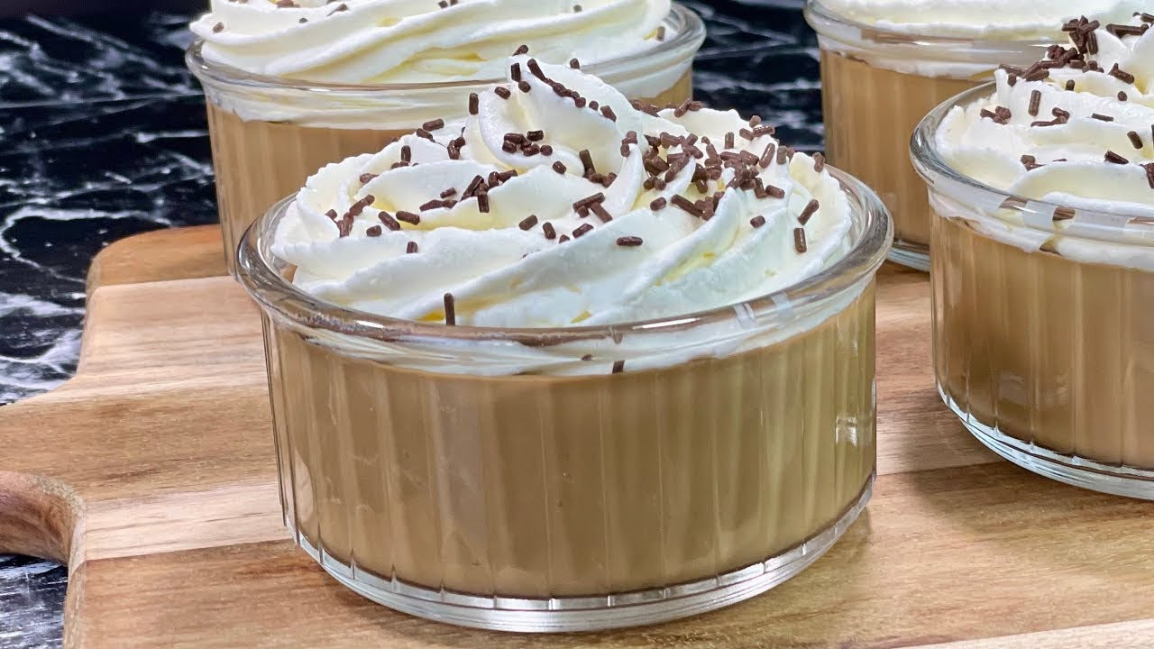 VOICI COMMENT FAIRE LES LIÉGEOIS AU CAFÉ  ☕️ Crème dessert facile et rapide !  