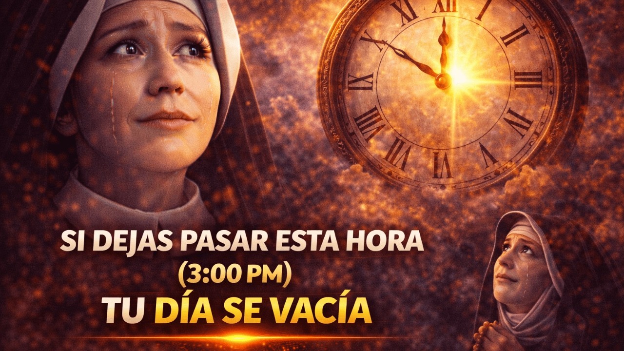Si dejas pasar esta hora, tu día se vacía — Santa Faustina