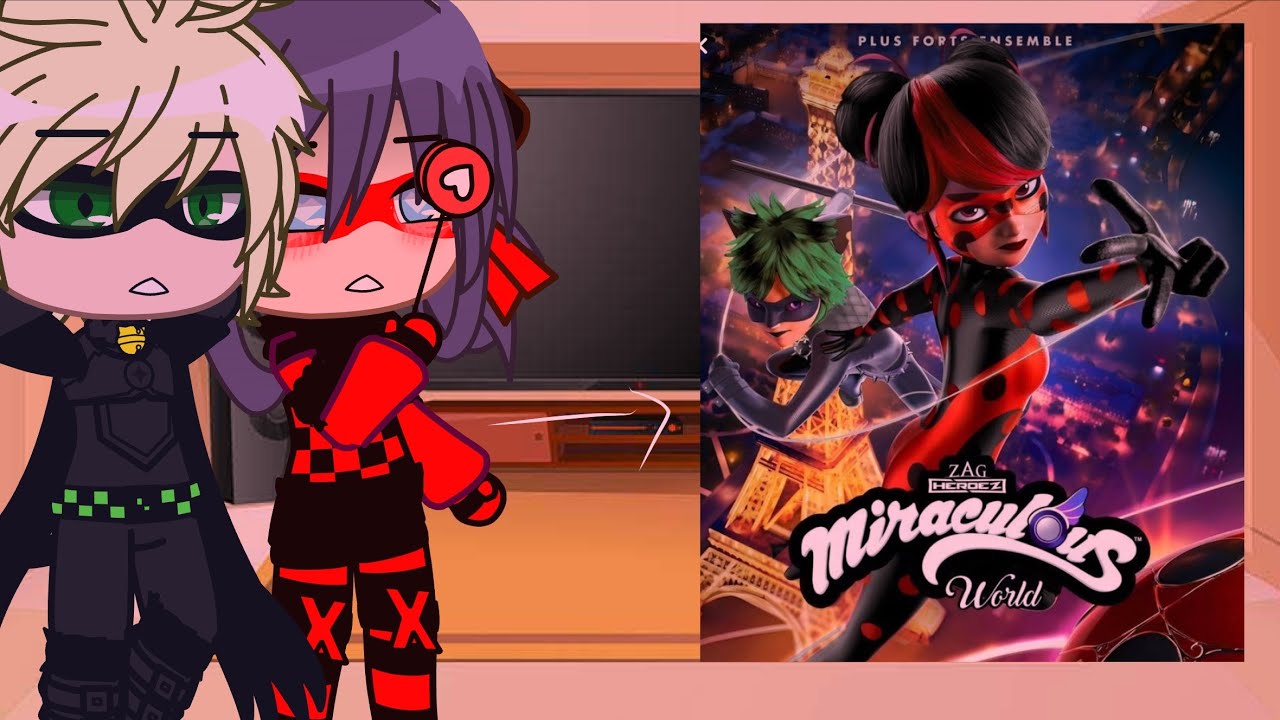 [ MLB - ladynoir reacts to shadybug and claw noir - Adorequillix Gacha Club ]