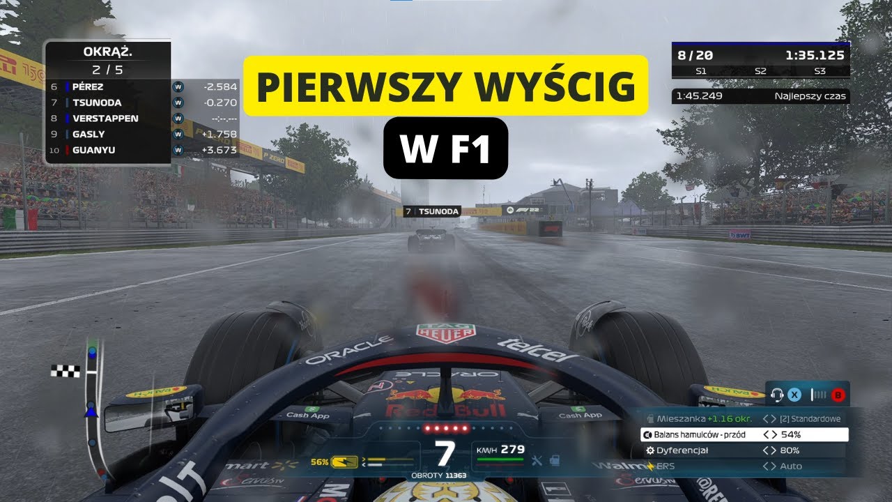 F1 22 - om&oacute;wienie gry, pierwsze wrażenie, pierwszy wyścig