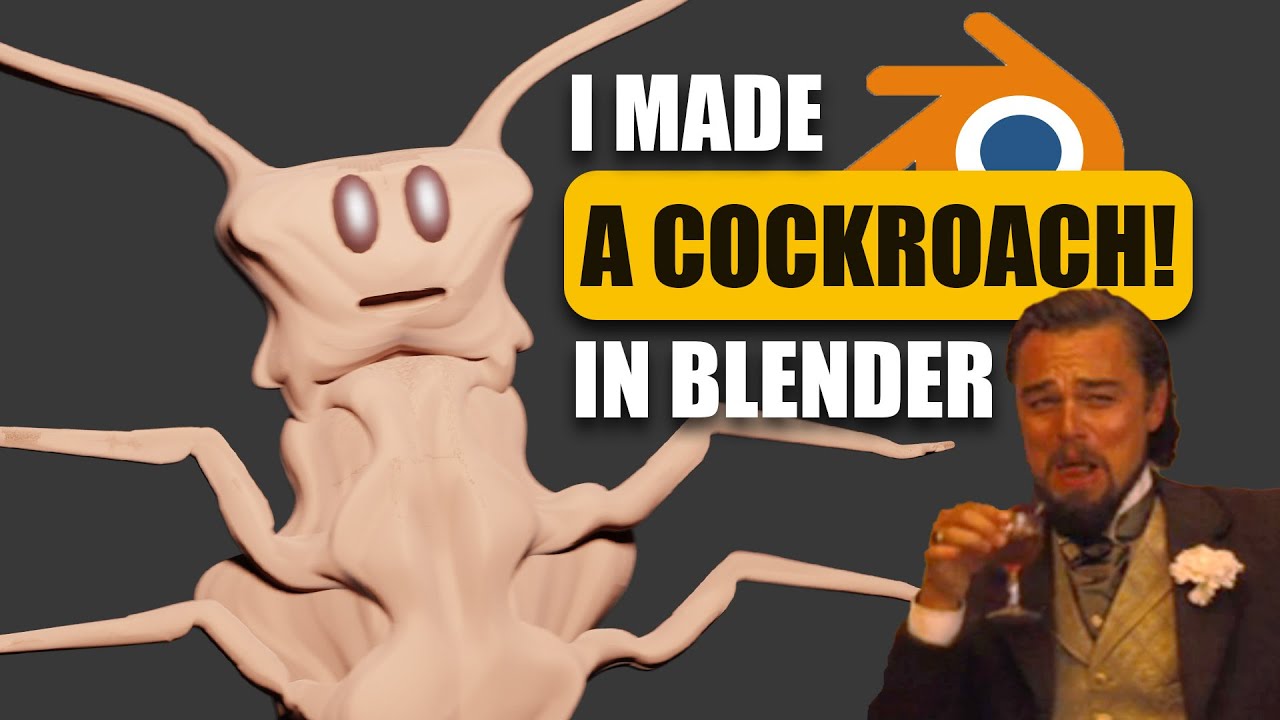 I Made A Cockroach In Blender