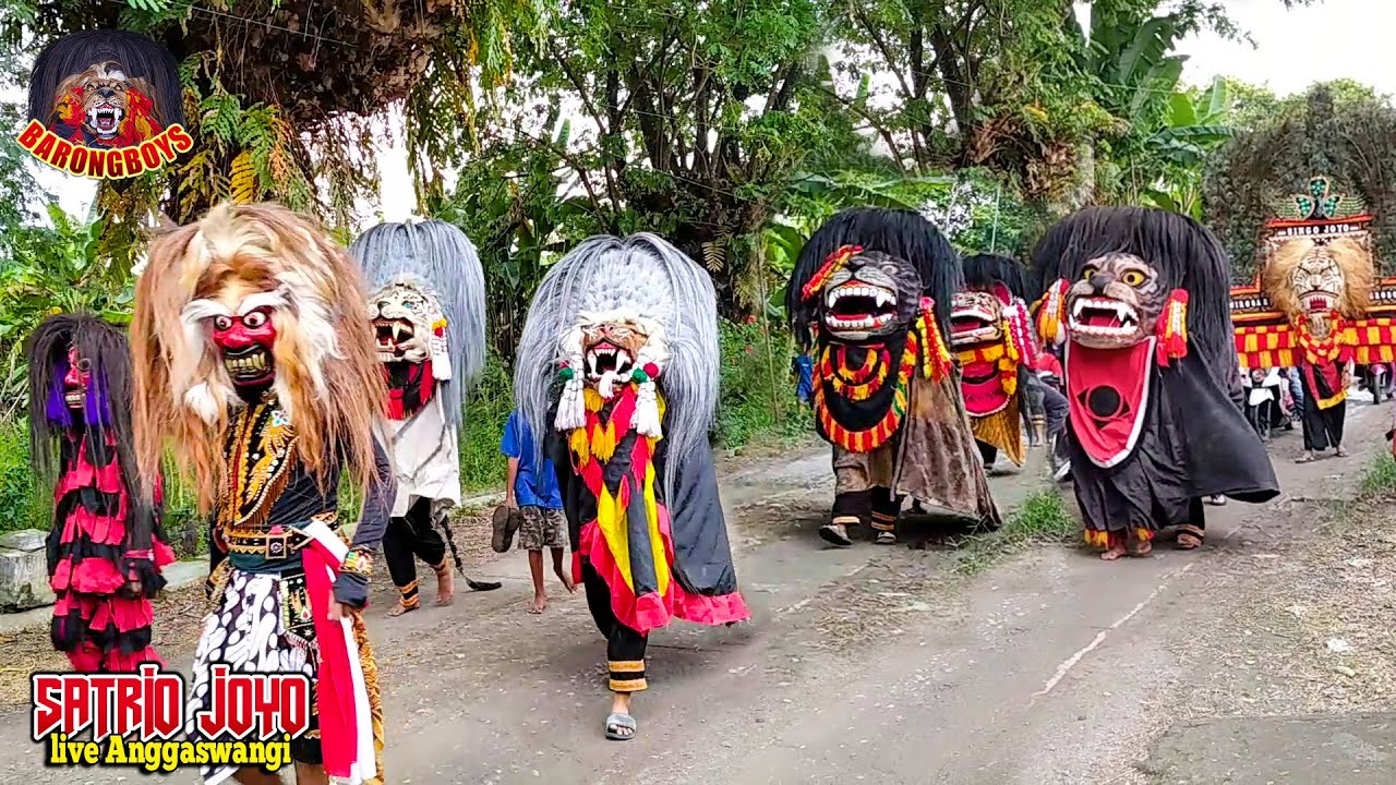 SERU !! Arak Arakan Barongan Bugel & Reog Ponorogo | Barongan Satrio Joyo Bugel live Anggaswangi