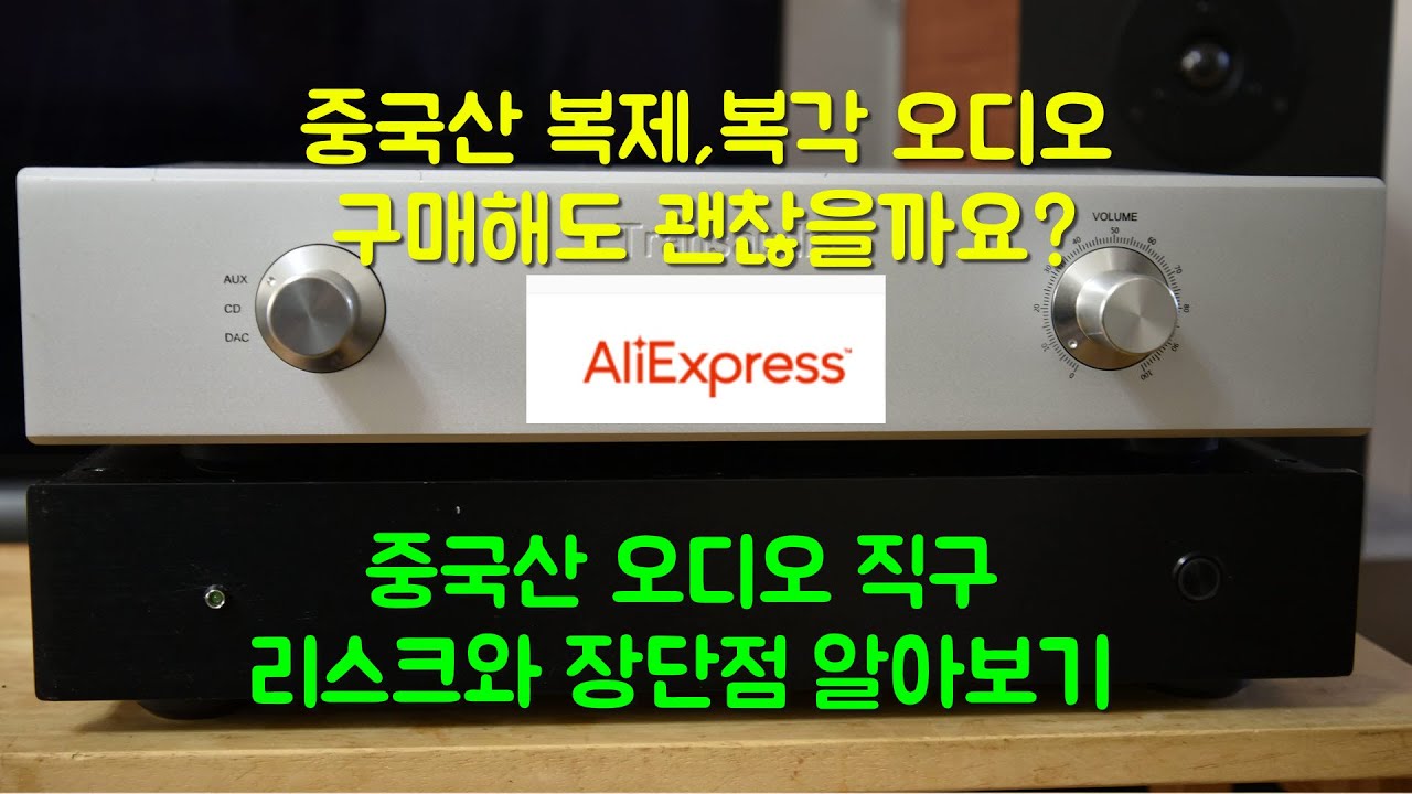 중국산  복제/복각 오디오 성능,리스크, 장단점 알아보기