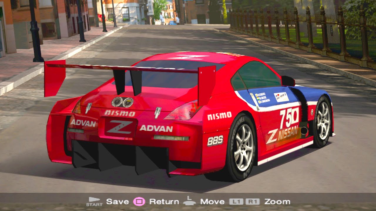 Gran Turismo 4 Nissan 350Z Concept LM Race Car 825HP Le Mans Race